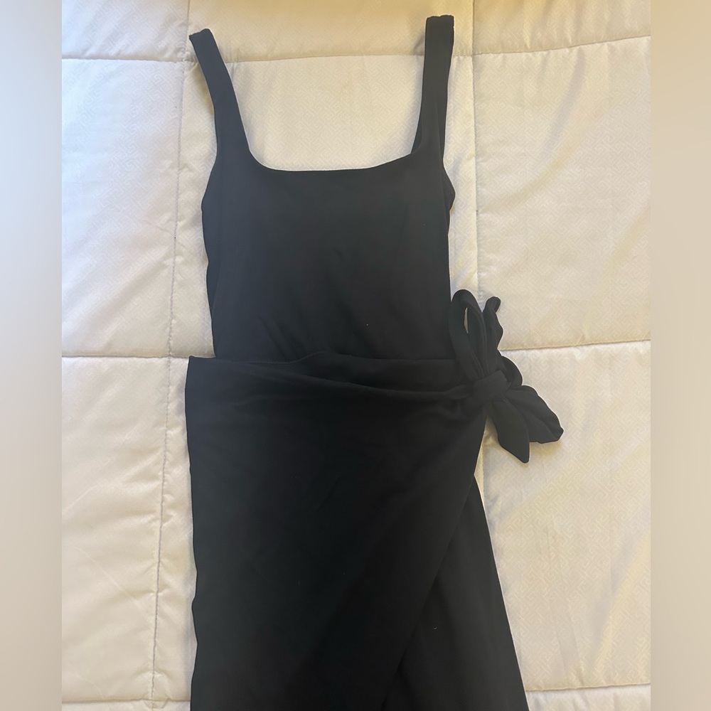 Aritzia Wilfred Saturn Midi Dress in Black Size XS - Picture 8 of 12